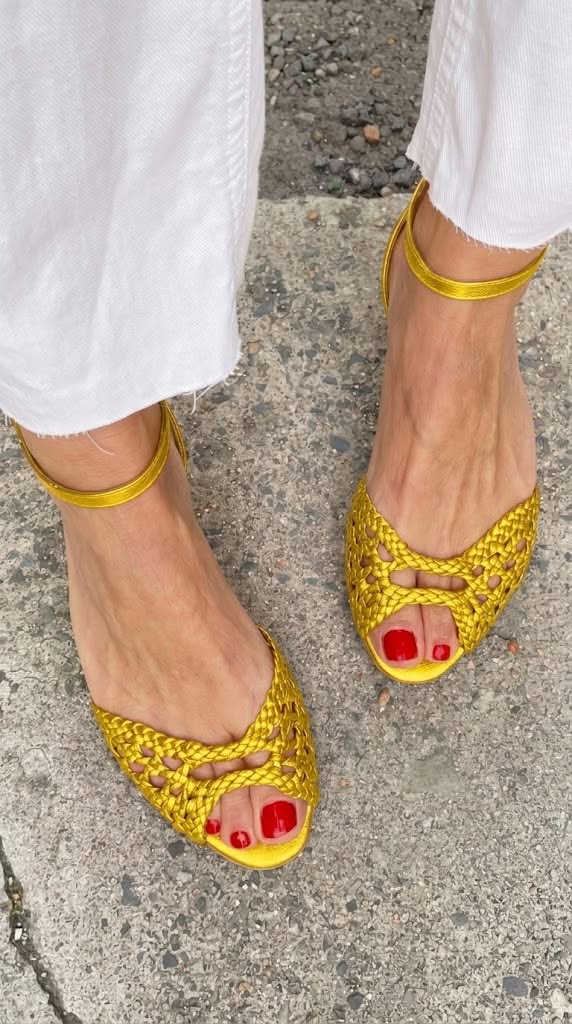 Isadora sandal in Yellow