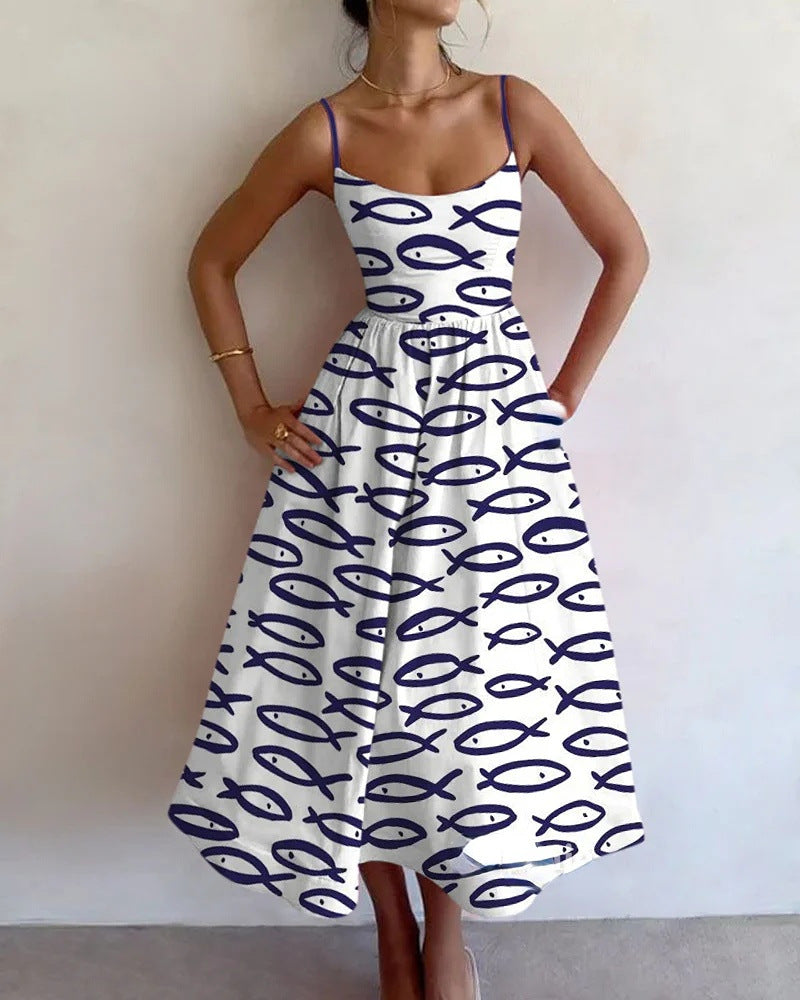 Sablewyn Coastal Sketch Midi Dress