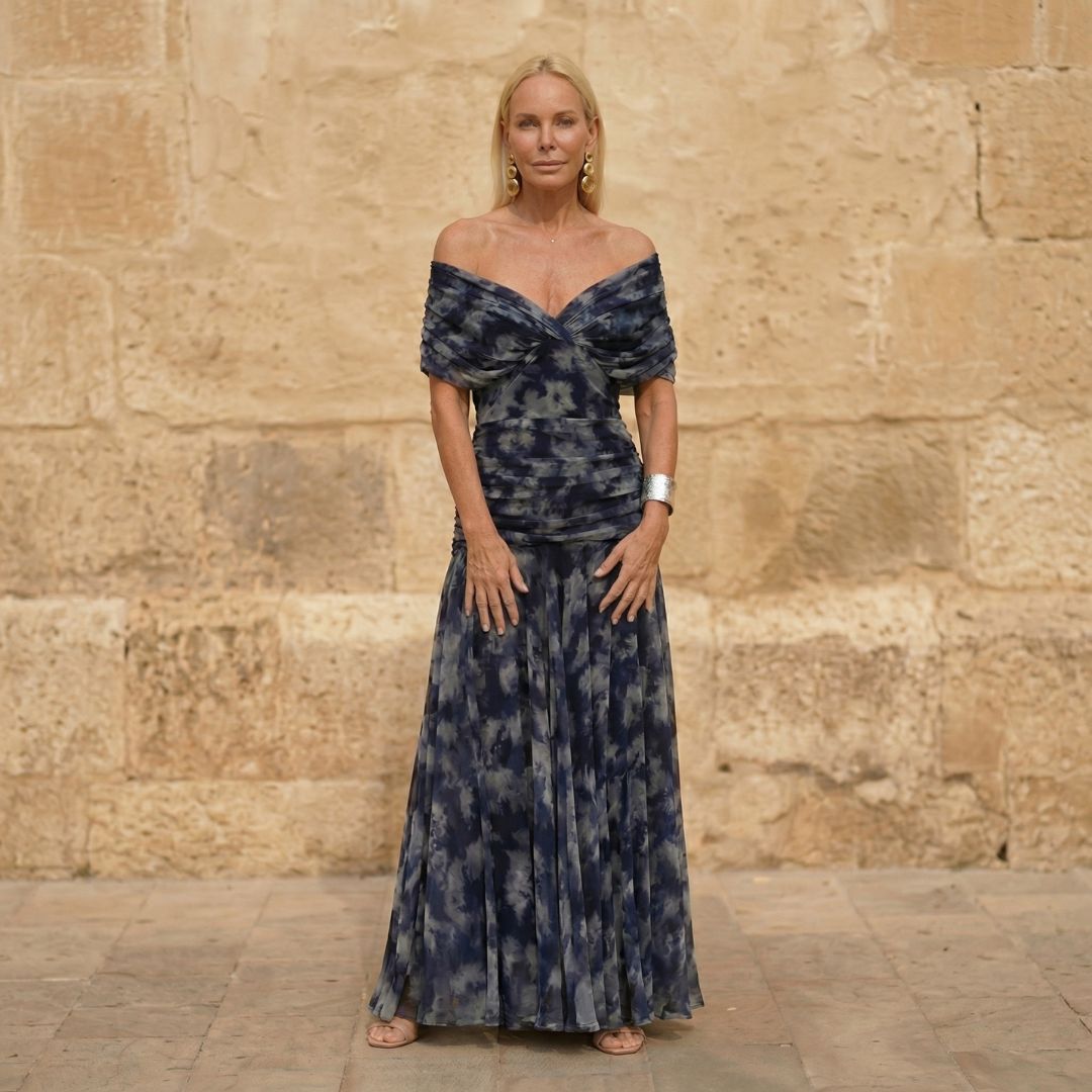 Melissa™ Navy Fluid Dress
