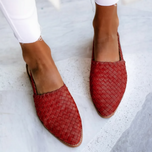 Monica™ Comfort Slip-On Shoes - Red