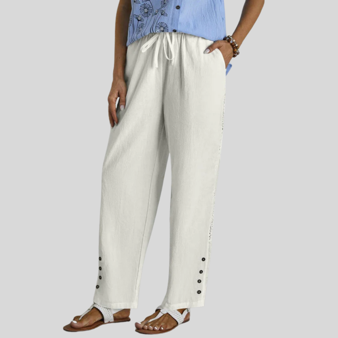 Shania™ Relaxed Button Pants