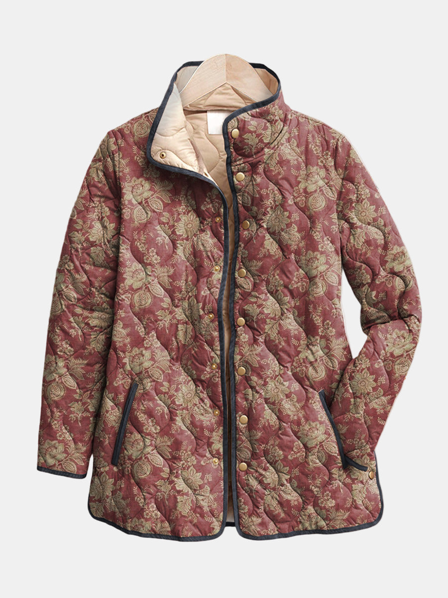 Corinne™ Retro Floral Print Jacket