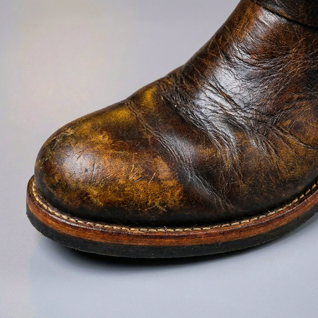 Daisy Vintage Faux Leather Boots detail