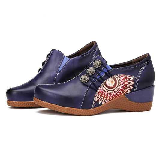Isabelle™ | French Hand-Painted Leather Shoes