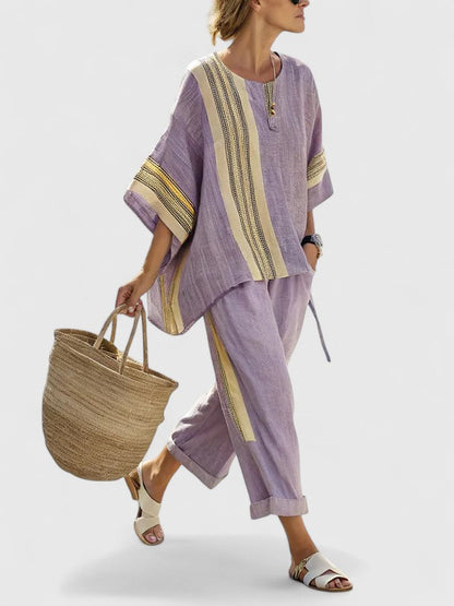 Rosavina™ Striped Two-Piece Set