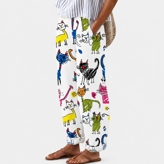 Tessa™ Happy Cats Comfort Pants