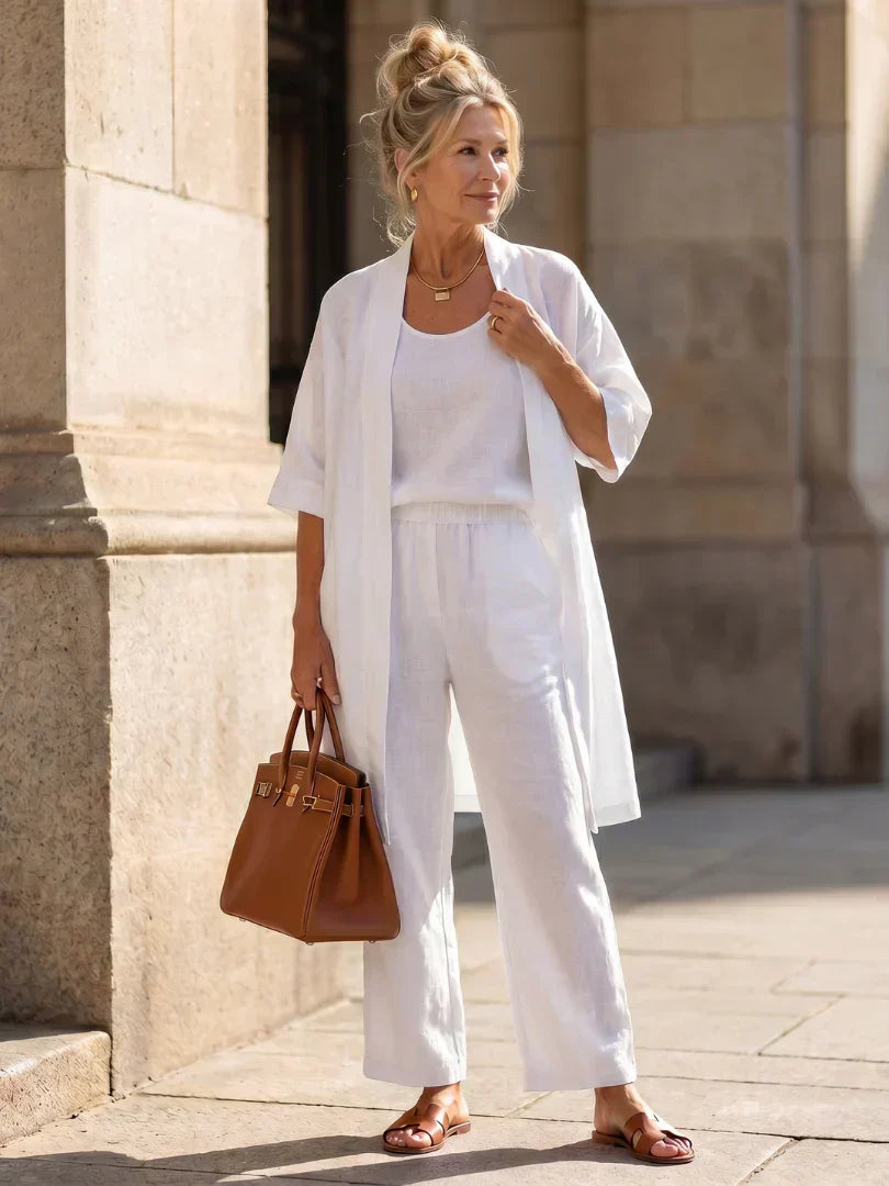 Lorrin Elegant Set in White