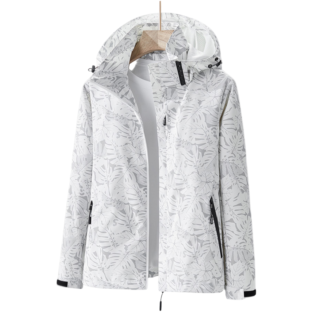 Ellie Waterproof Windbreaker White