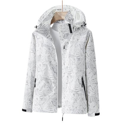 Ellie Waterproof Windbreaker White