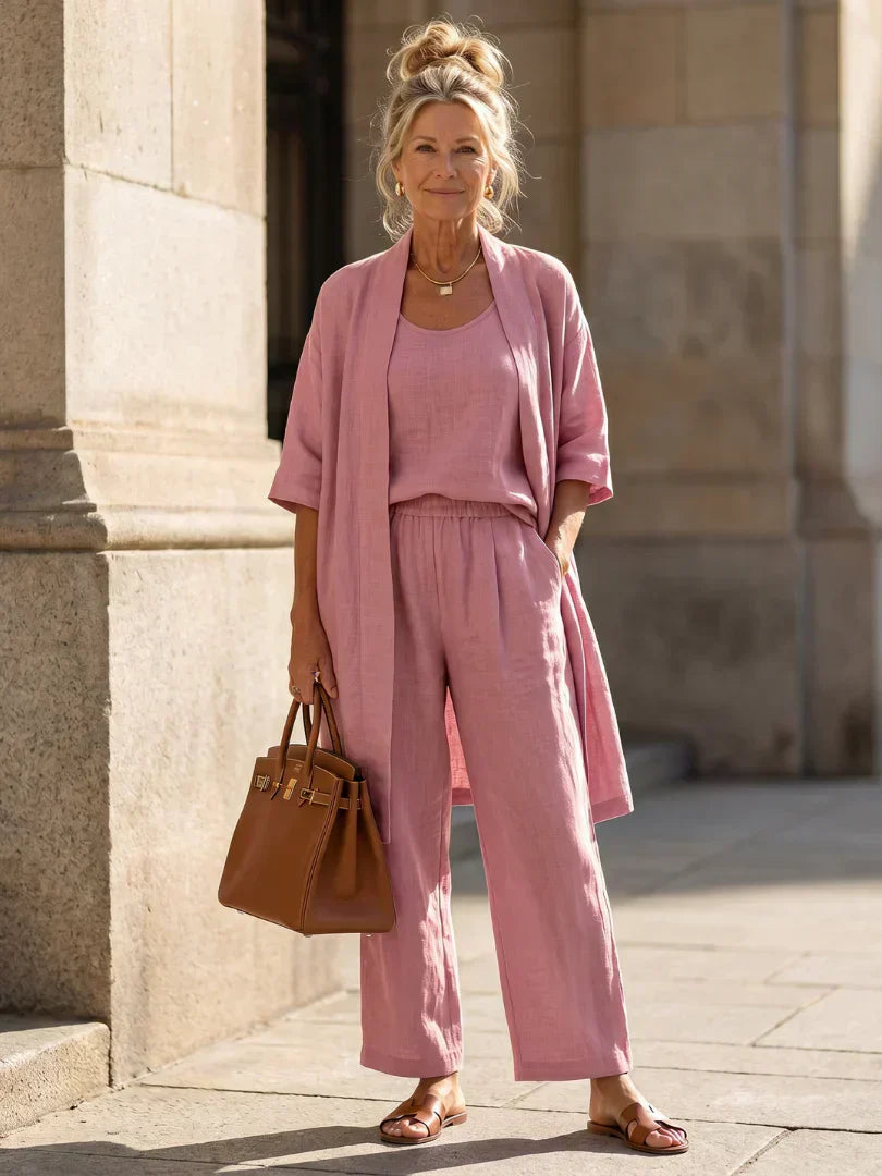 Lorrin Elegant Set in Pink