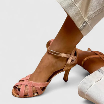 Danariah | Woven Strap Heels