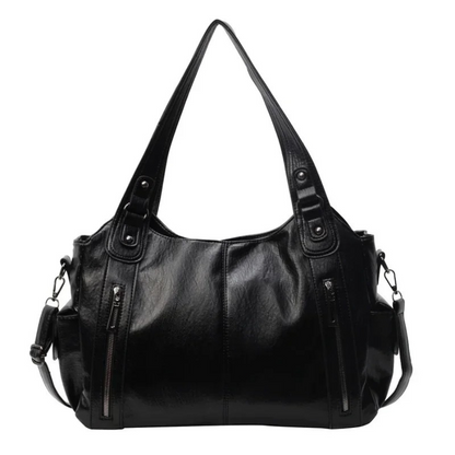 Uma | Dual Zipper Large Capacity Shoulder Bag