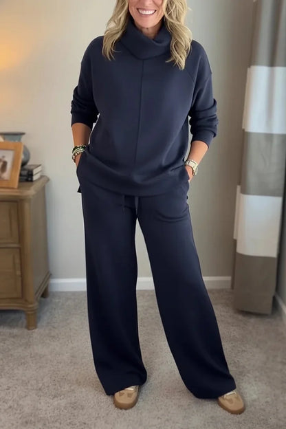 Colleen™ | Women Casual Turtle-neck 2 Piece
