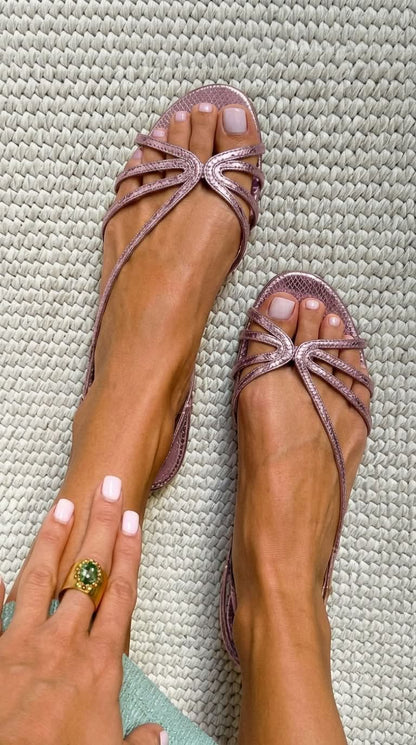 Ginevra sandal in Pink