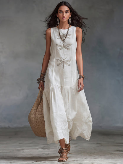 Geneva™ Sleeveless Maxi Dress - full length