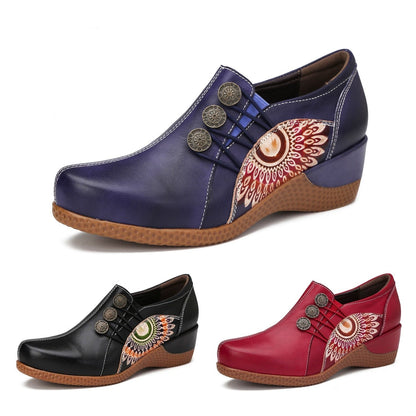 Isabelle™ | French Hand-Painted Leather Shoes