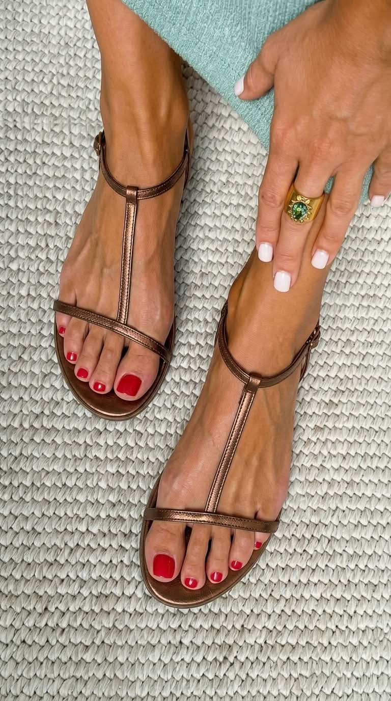 Rosalba Bronze sandal