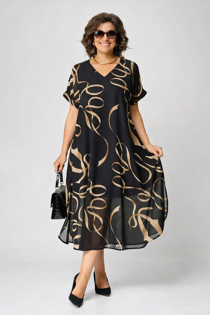 Nora Cozy Elegant Midi Dress