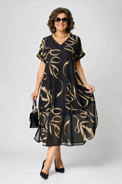 Nora Cozy Elegant Midi Dress