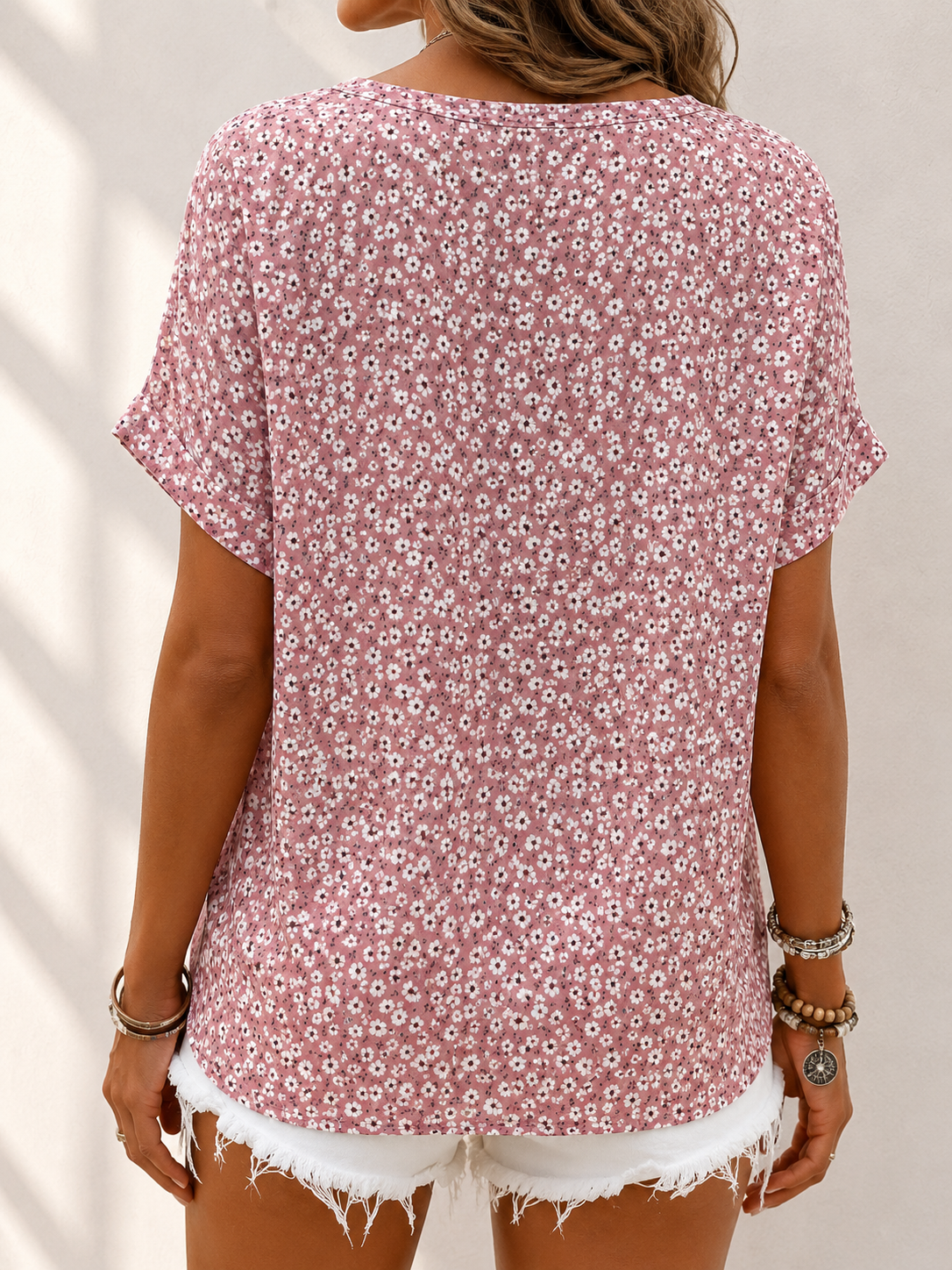 Verna Floral Blouse - detail