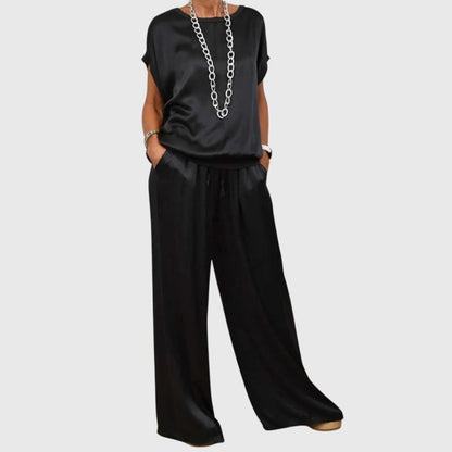 Kayla Elegant Two-Piece Set - Black