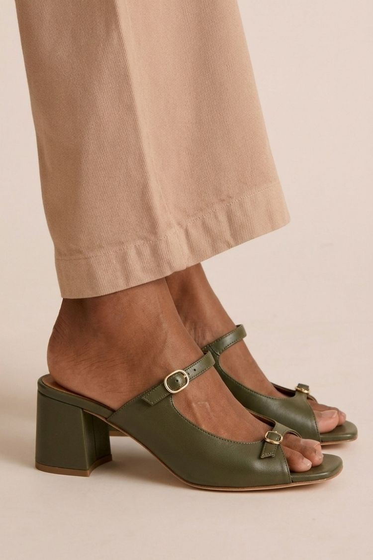 Valencia™ Elegant Riviera Sandals - Military Green