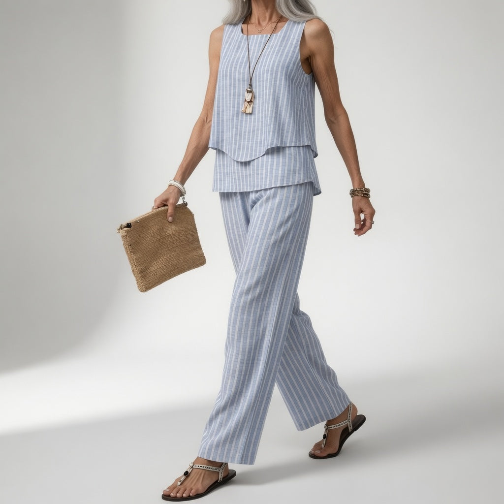 Marivellea™ Rayures Côtières Ensemble