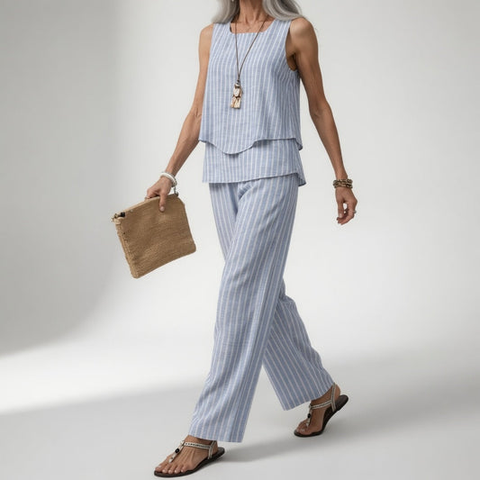Marivellea™ Rayures Côtières Ensemble