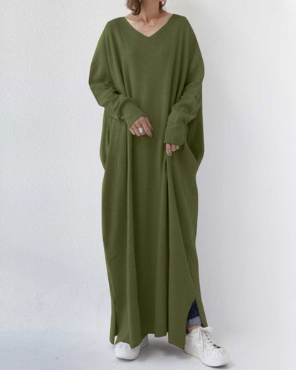 Nora | Elegant Casual V-Neck Dress