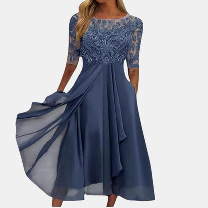 Rubi™ Elegant Dress - Blue