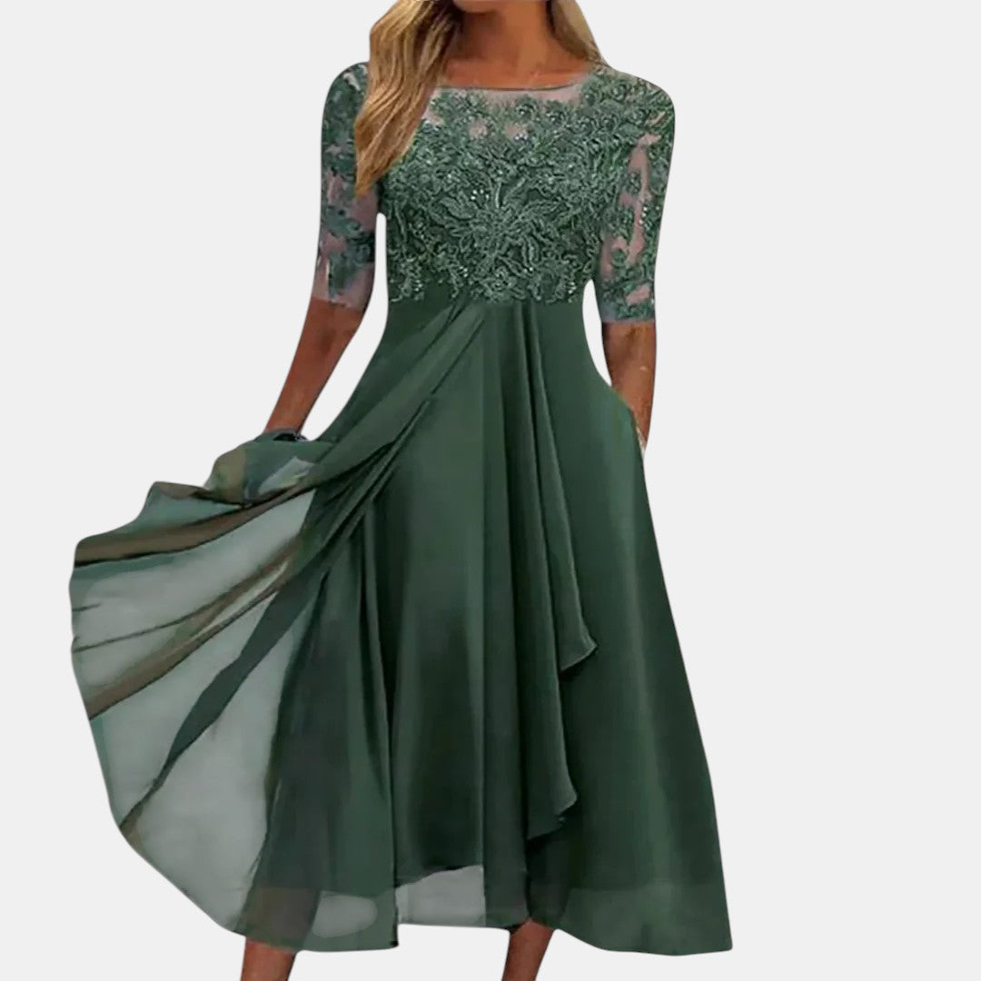 Rubi™ Elegant Dress - Green