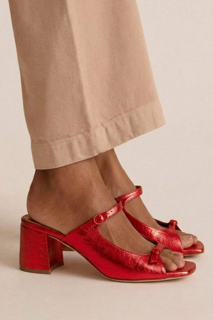 Valencia™ Elegant Riviera Sandals - Bright Red