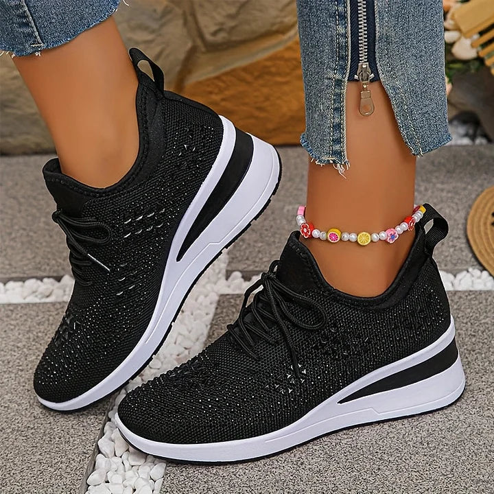 Bonnie™ Orthopedic Sneakers – Black