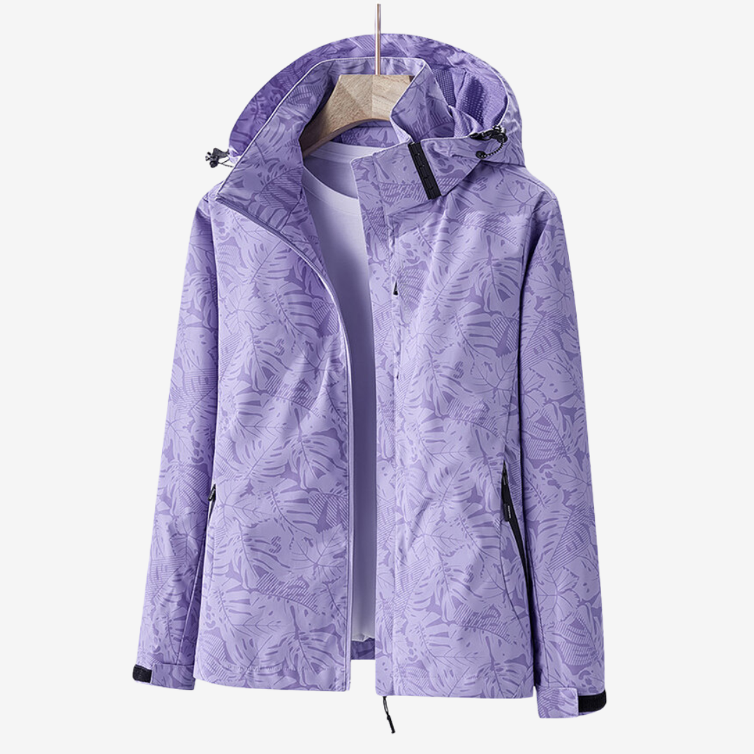 Ellie Waterproof Windbreaker Purple