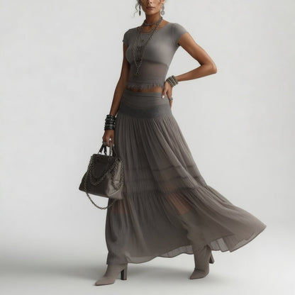 Noelle™ Voile Draped Set full