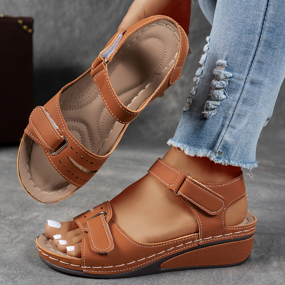 Celina Sandal - Terracotta Brown