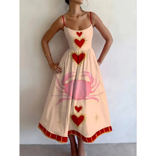 Marlowyn Heart Tide Midi Dress