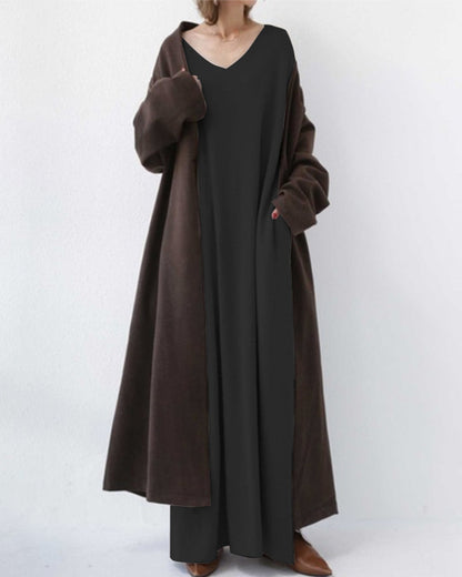 Nora | Elegant Casual V-Neck Dress