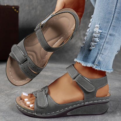 Celina Sandal - Suede Grey