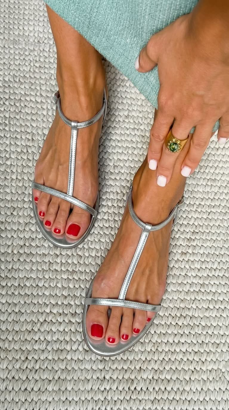 Rosalba Silver sandal