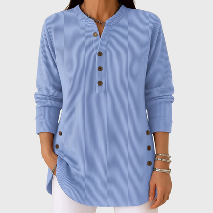 Laura Soft Knit Sweater - Light Blue