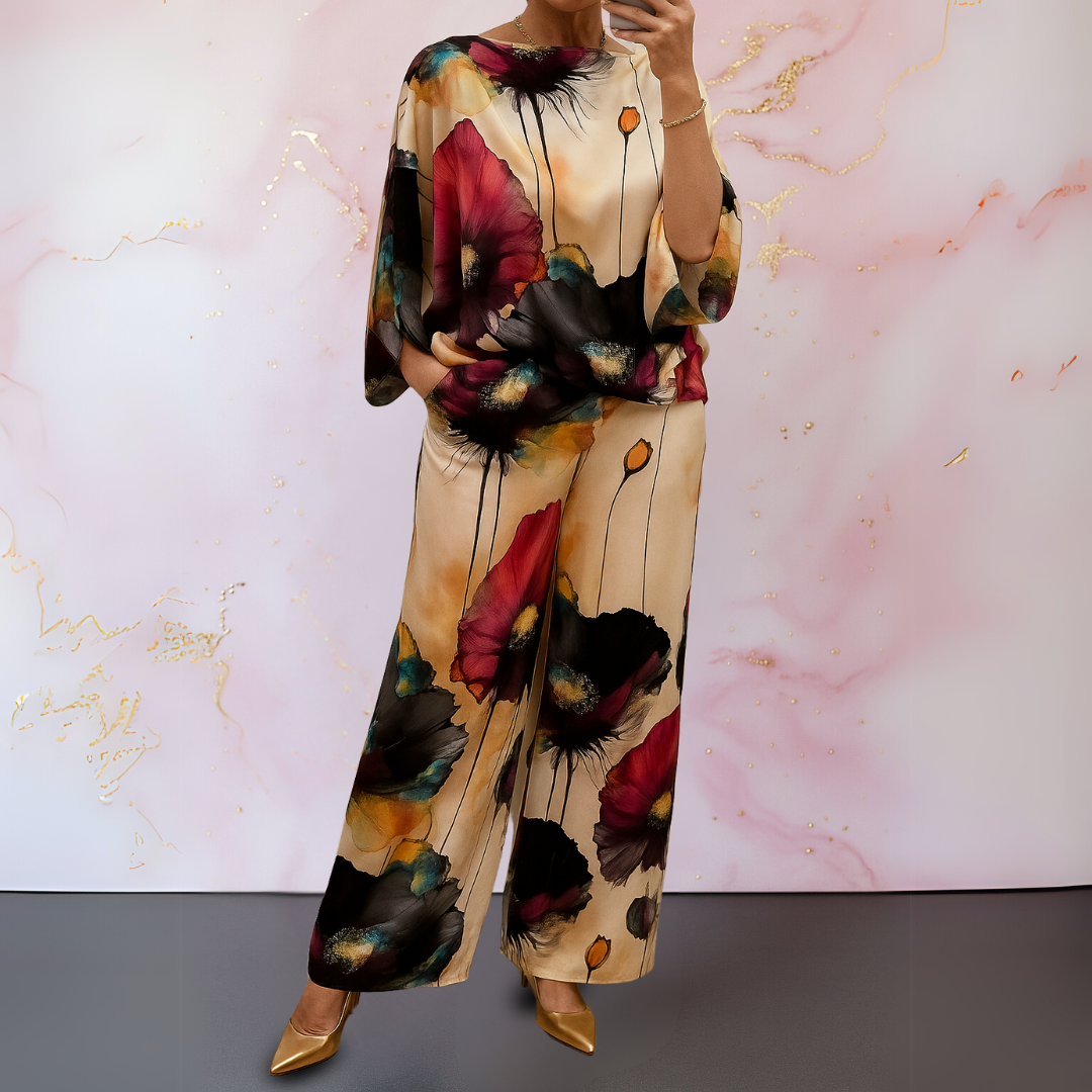 Maelora™ Satin Two-Piece Set