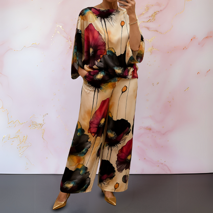 Maelora™ Satin Two-Piece Set