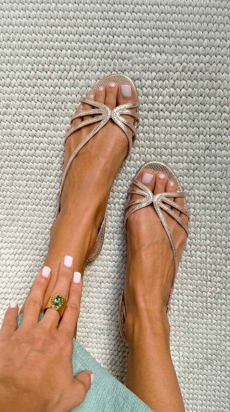 Ginevra sandal in Beige
