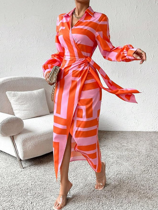 Adriana™ | Printed Wrap Dress