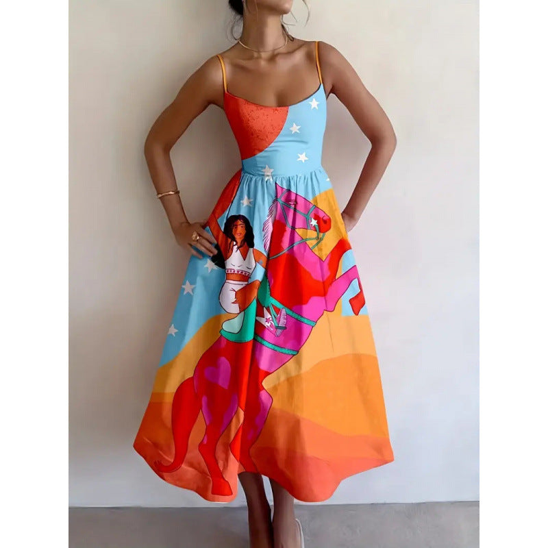 Solavienne Sunset Muse Midi Dress