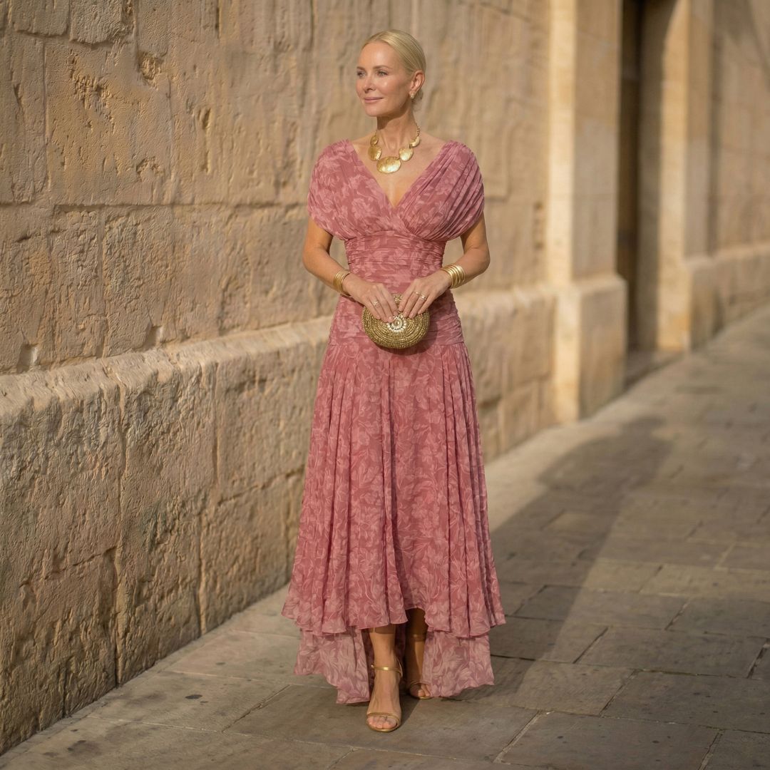 Amelia™ Pink Fluid Dress