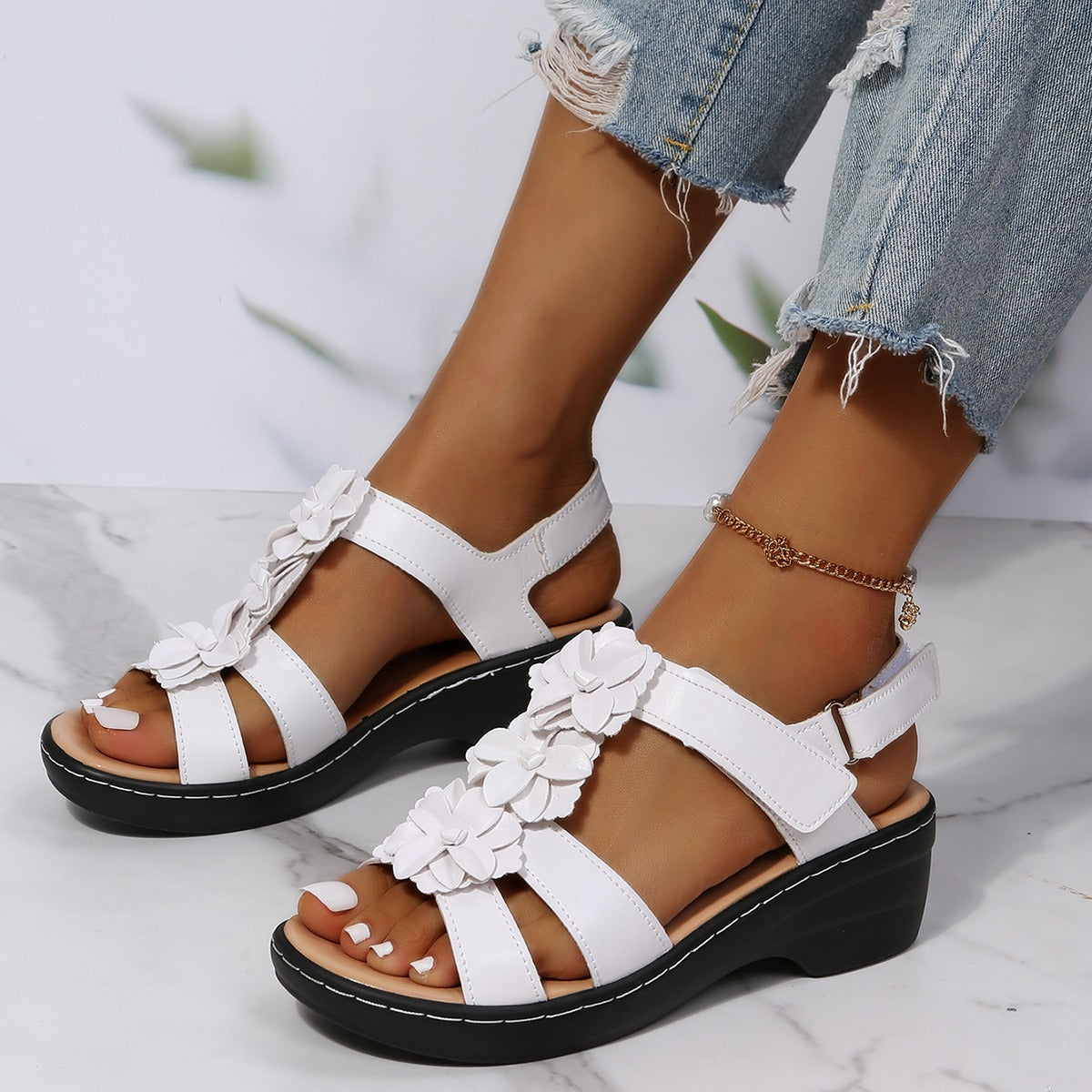 Liora™ Orthopedic Comfort Sandals - White