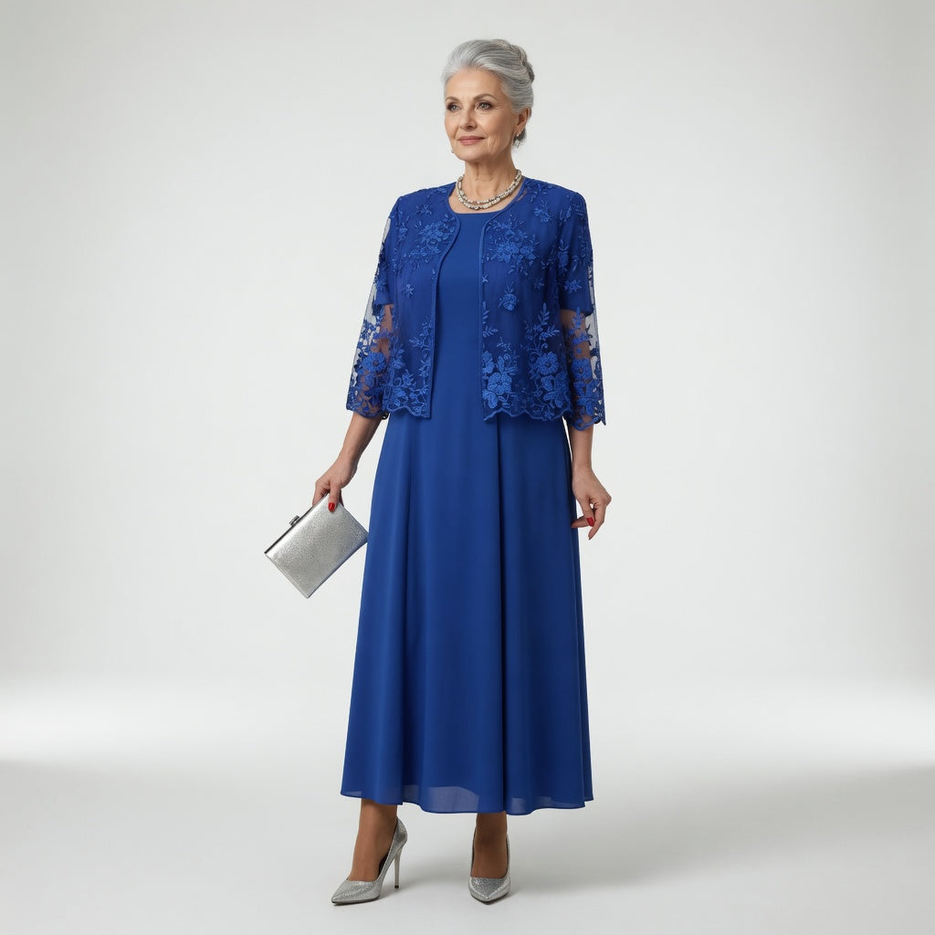 Valerie™ Floral Ceremony Dress - Blue