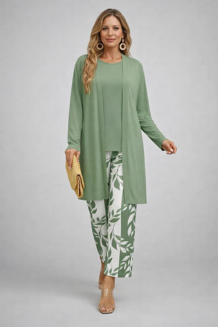 Jenilyn™ Classic Elegance Three-Piece Set - Light Green
